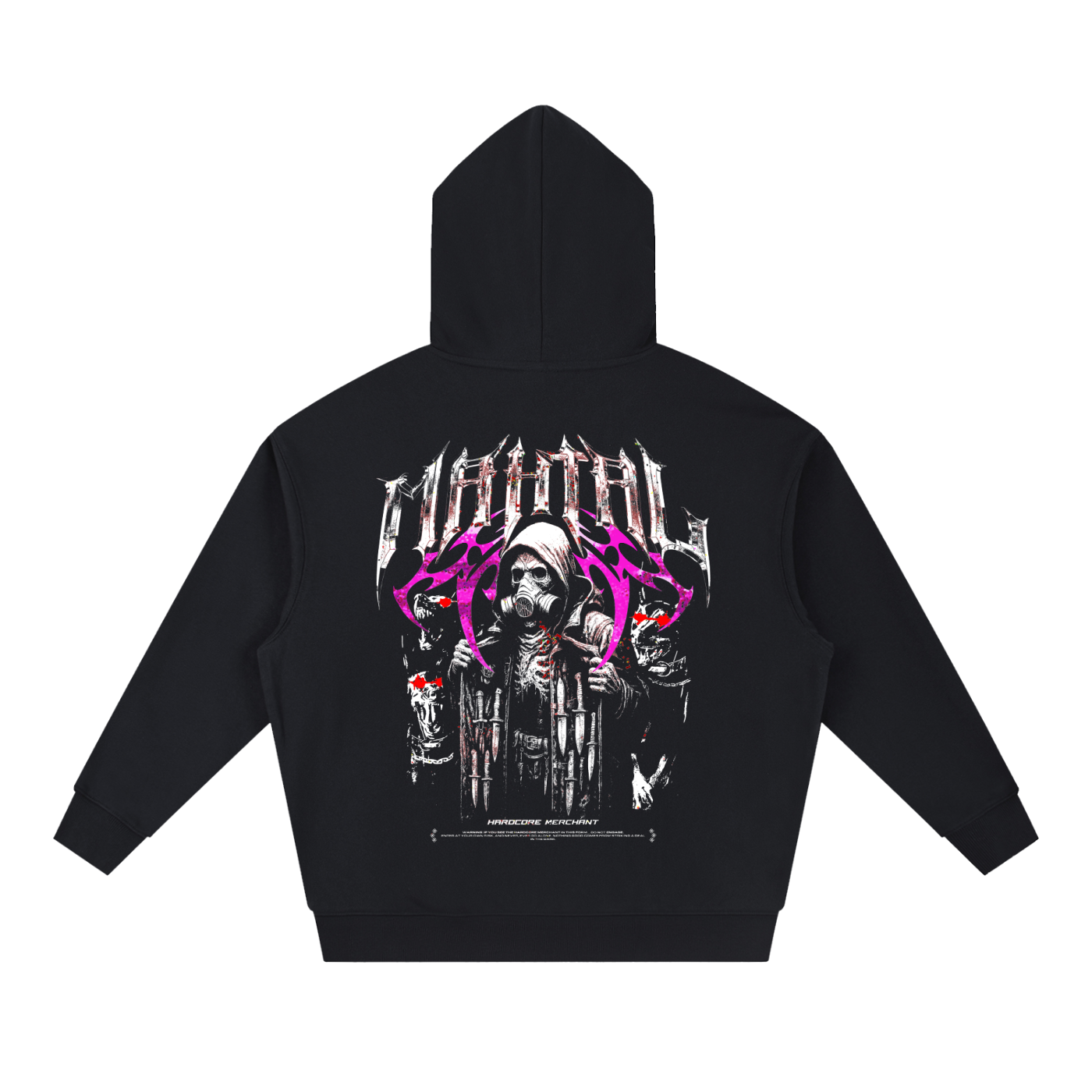 Hazardous Boxy Hoodie [Purple]