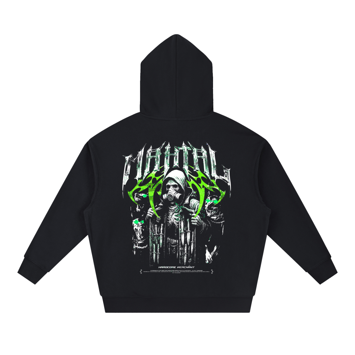 Hazardous Boxy Hoodie [Green]