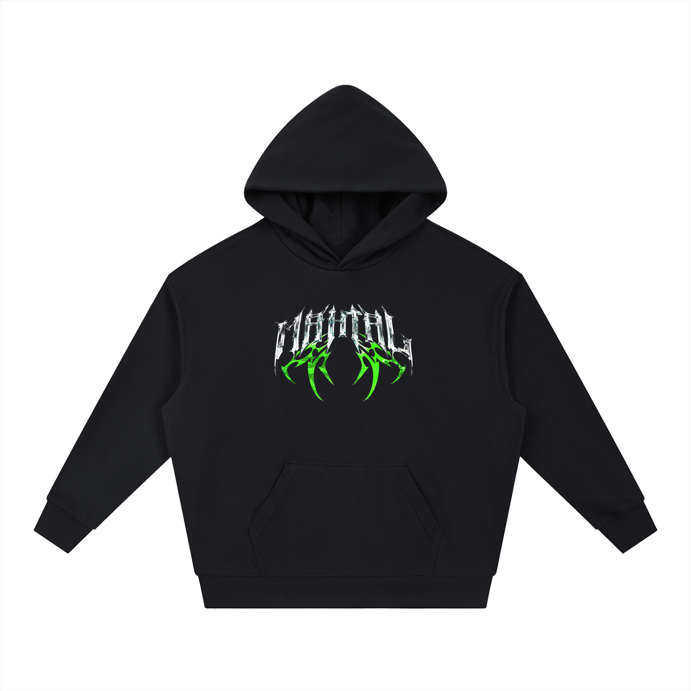 Hazardous Boxy Hoodie [Green]