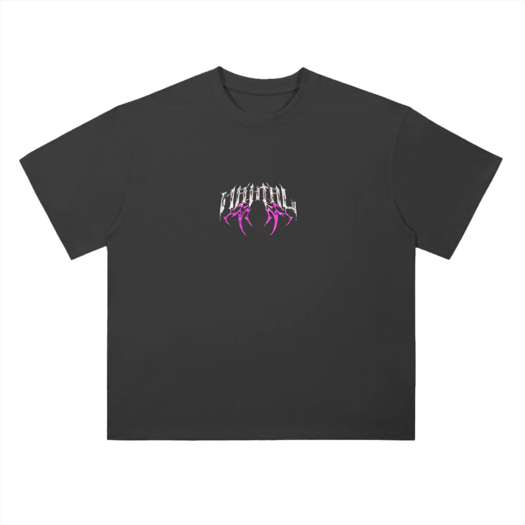 MAHTAL Hardcore Merchant Drop Shoulder T-Shirt [Purple]